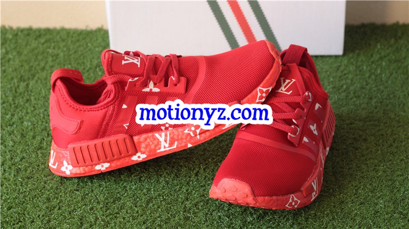 Real Boost Adidas NMD R1 Custom Red